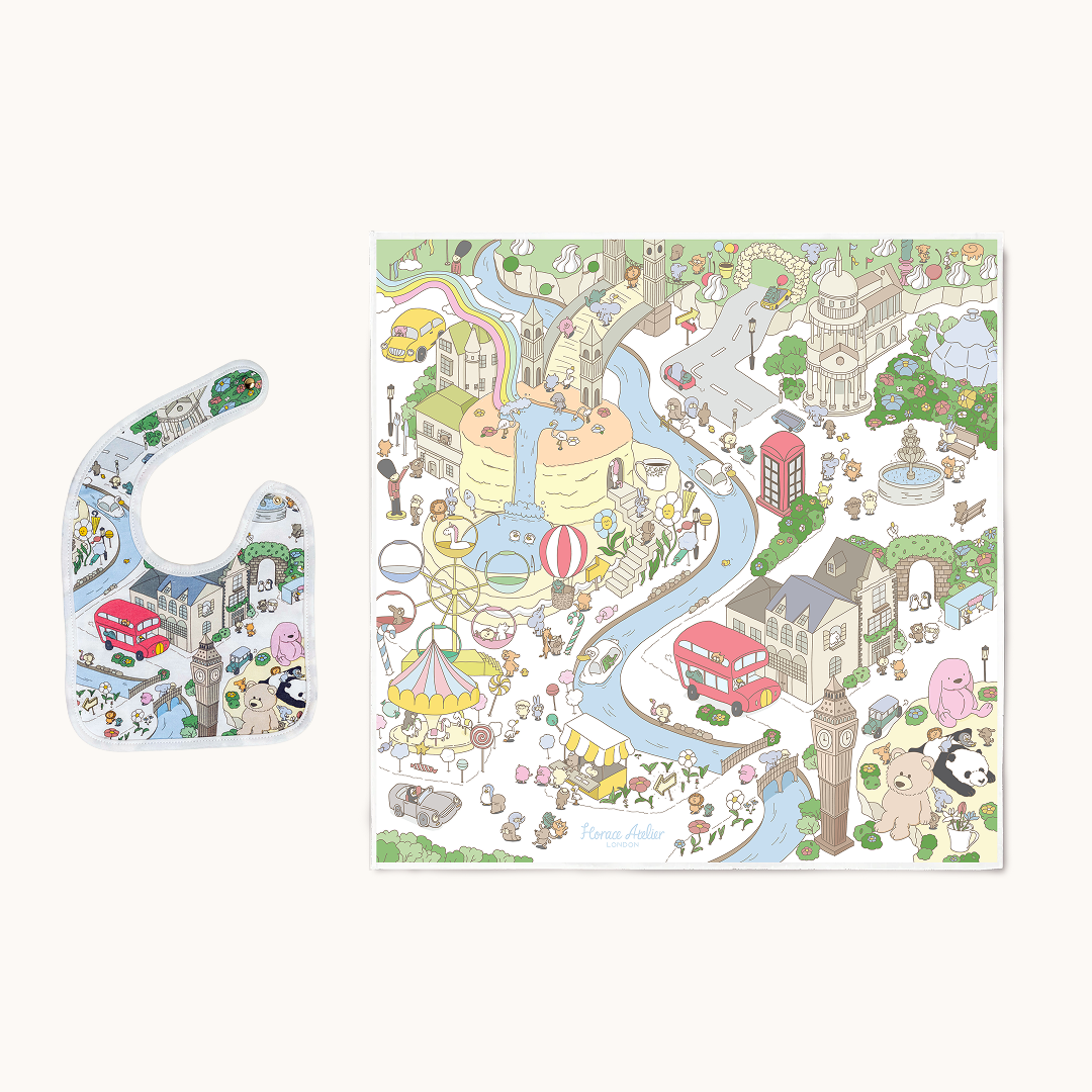 Welcome Home Set 1 Bib + 1 Carré