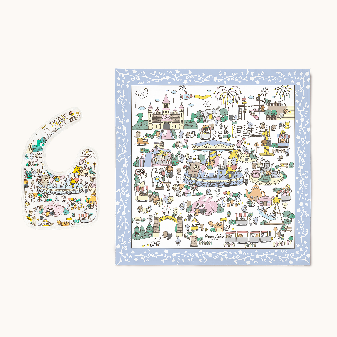 Welcome Home Set 1 Bib + 1 Carré