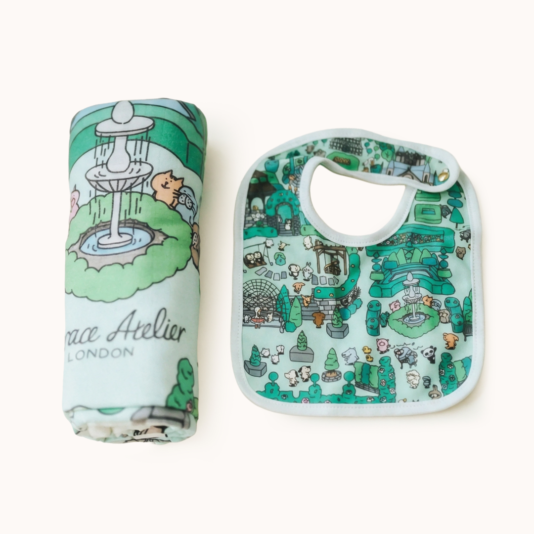 Welcome Home Set 1 Bib + 1 Carré