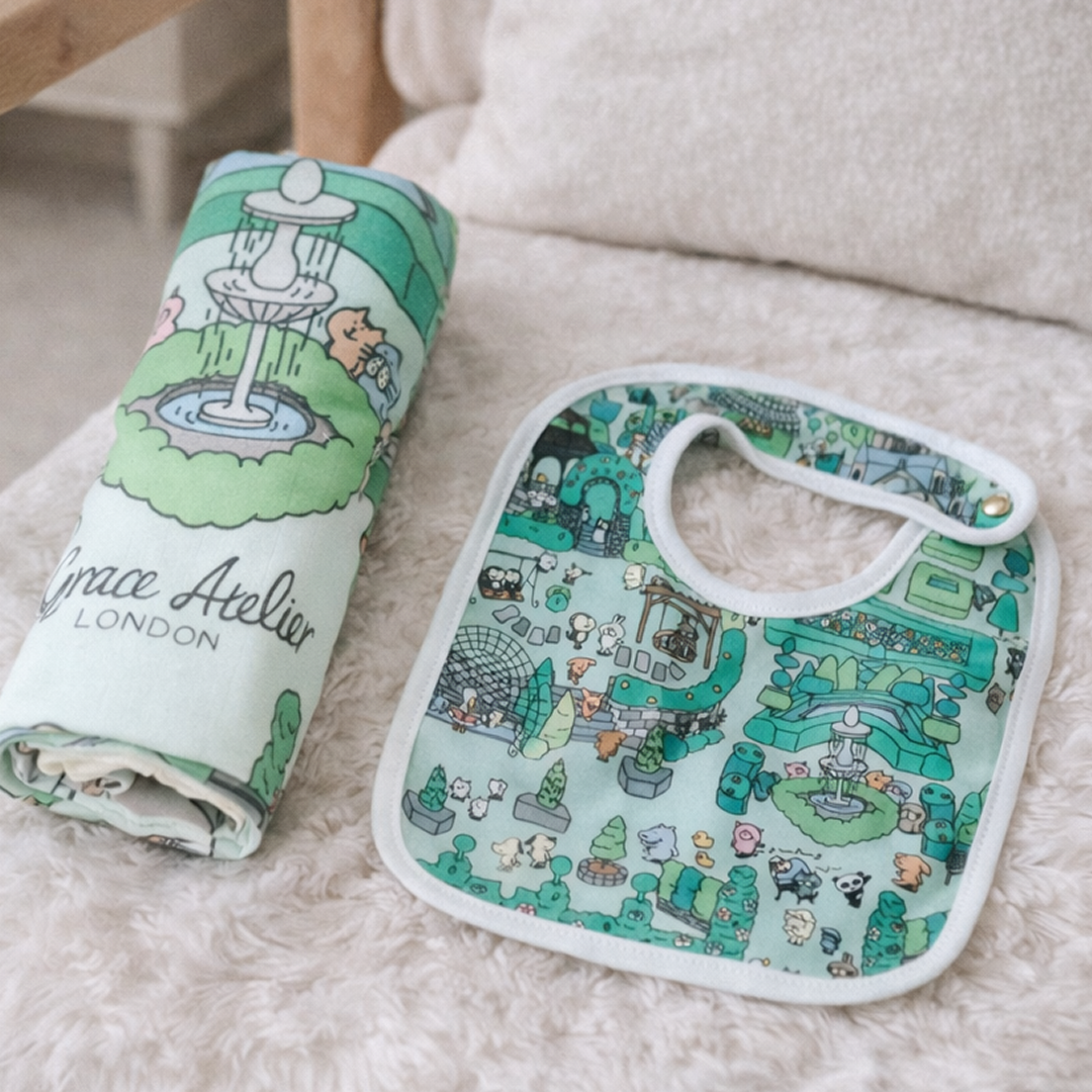 Welcome Home Set 1 Bib + 1 Carré