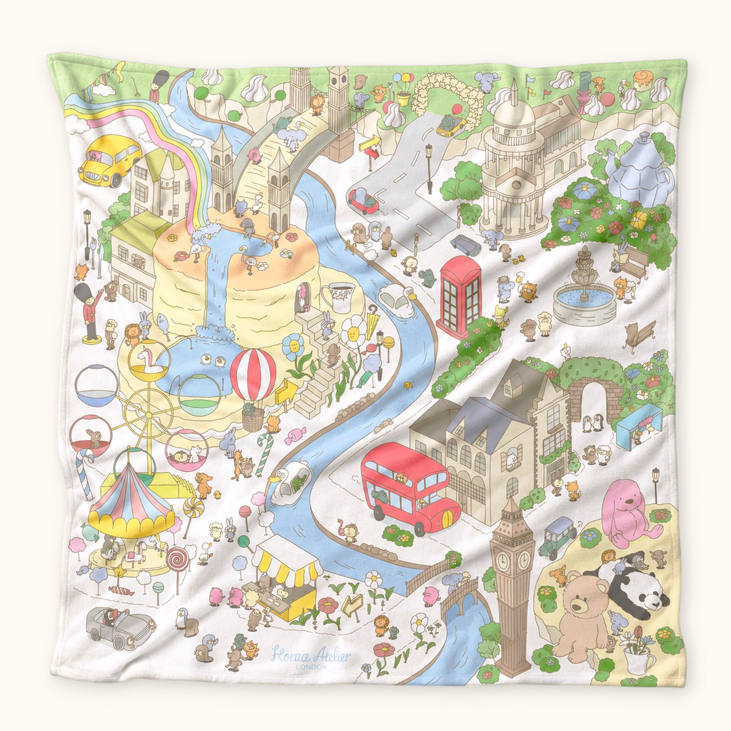 Cotton Baby Blanket — The London