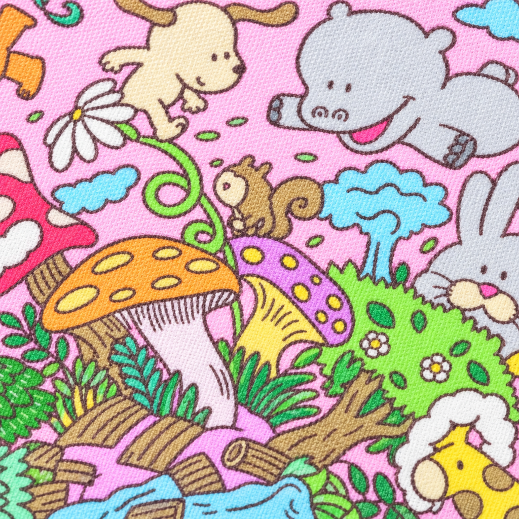 Animal Planet cotton fabric detail